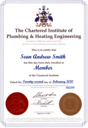 Ciphe level increases for SAS Trewarthas Plumbing and Heating